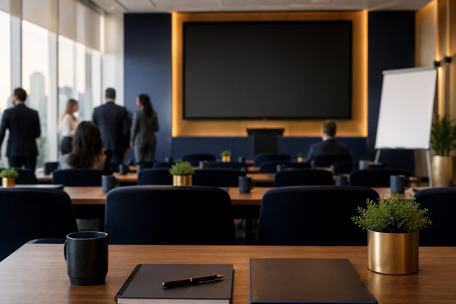 Professional training seminar room